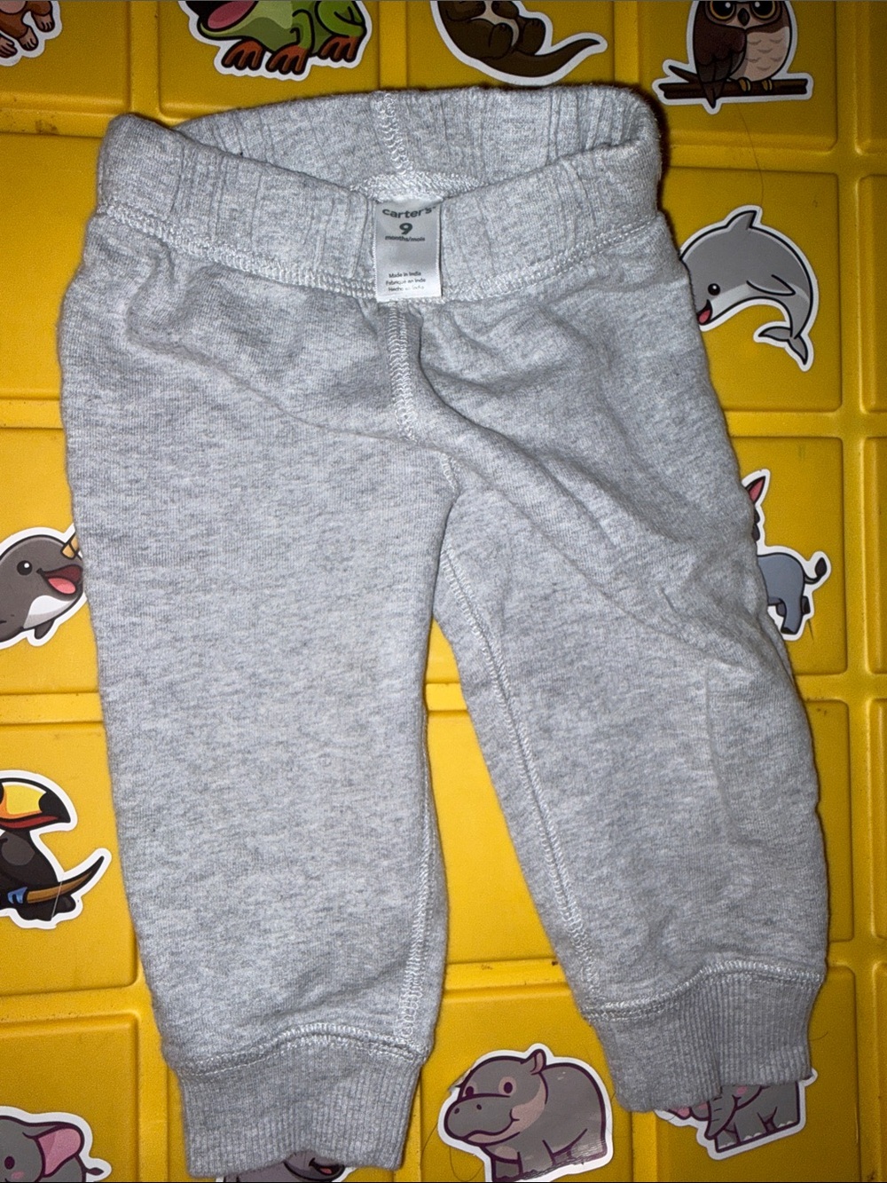 Carter's Light Gray Cozy Jogger Leggings